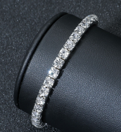 Single Row Diamond Tennis Chain Bracelet