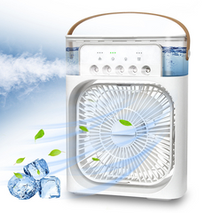Air Humidifier Cooling USB Fan LED Night Light