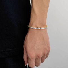 Single Row Diamond Tennis Chain Bracelet