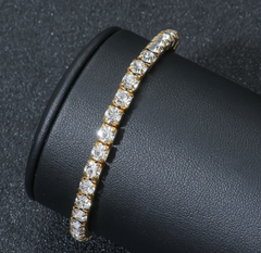 Single Row Diamond Tennis Chain Bracelet