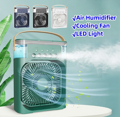 Air Humidifier Cooling USB Fan LED Night Light