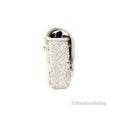 Mini J Marc Shoulder Cream Sequined Bag